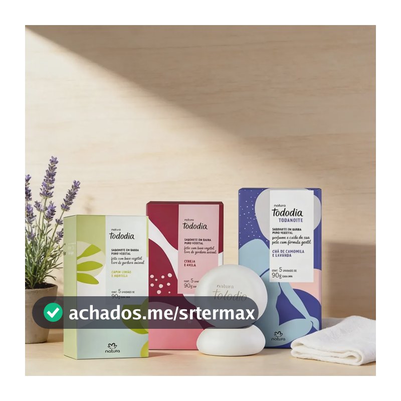 Kit 3 Caixas Sortidas Natura Tododia Barra