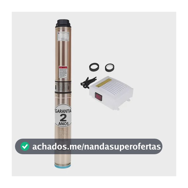 Bomba Caneta Palito 1/3cv 0,33cv 3pol C Painel Msbombas