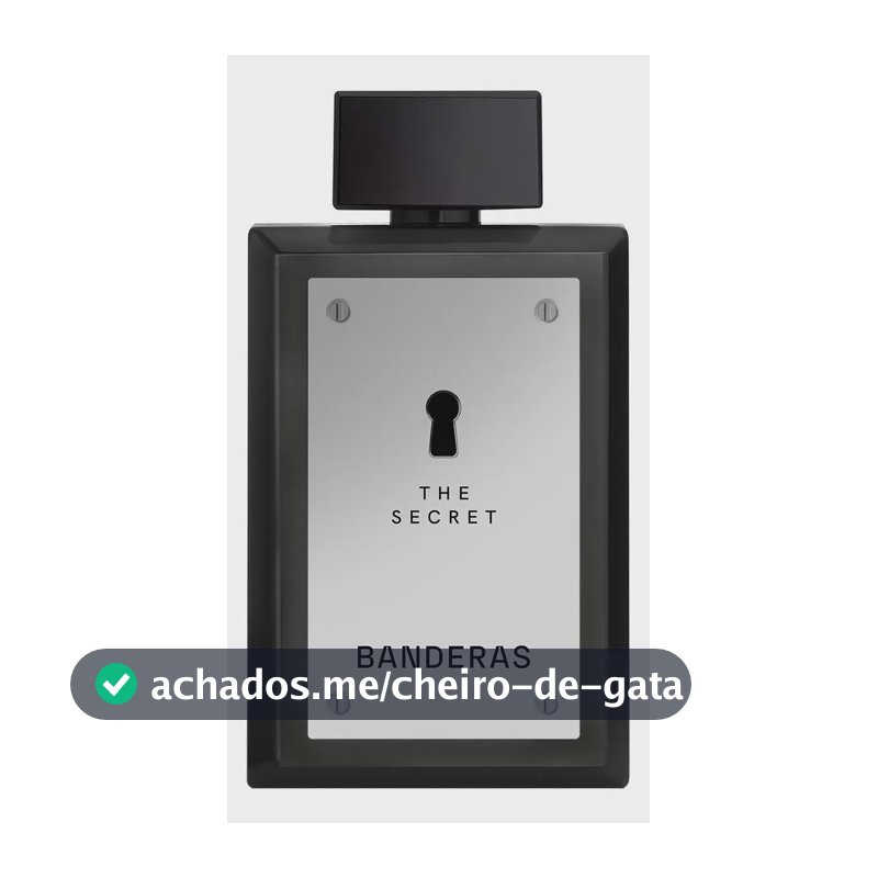 Perfume Masculino Banderas The Secret EDT 200 ml - Oriental Especiado Fresco - Perfume importado masculino de Banderas, expressa masculinidade e sensualidade.