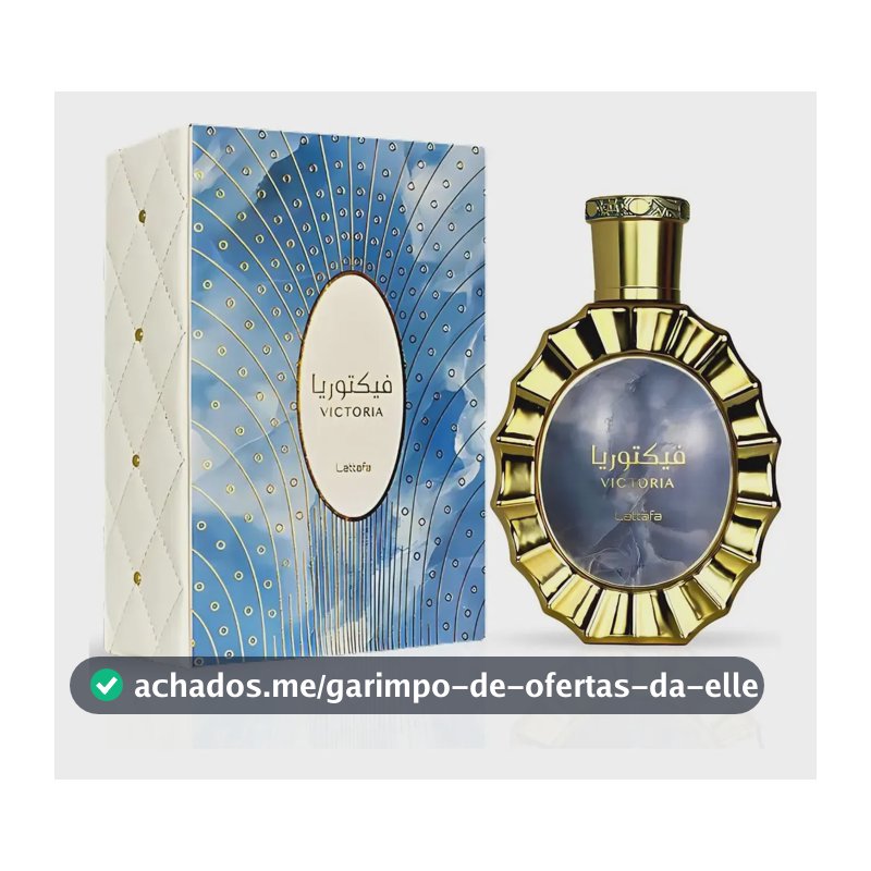 Perfume Victoria Lattafa Eau De Parfum 100ml Hannity Cosmeticos