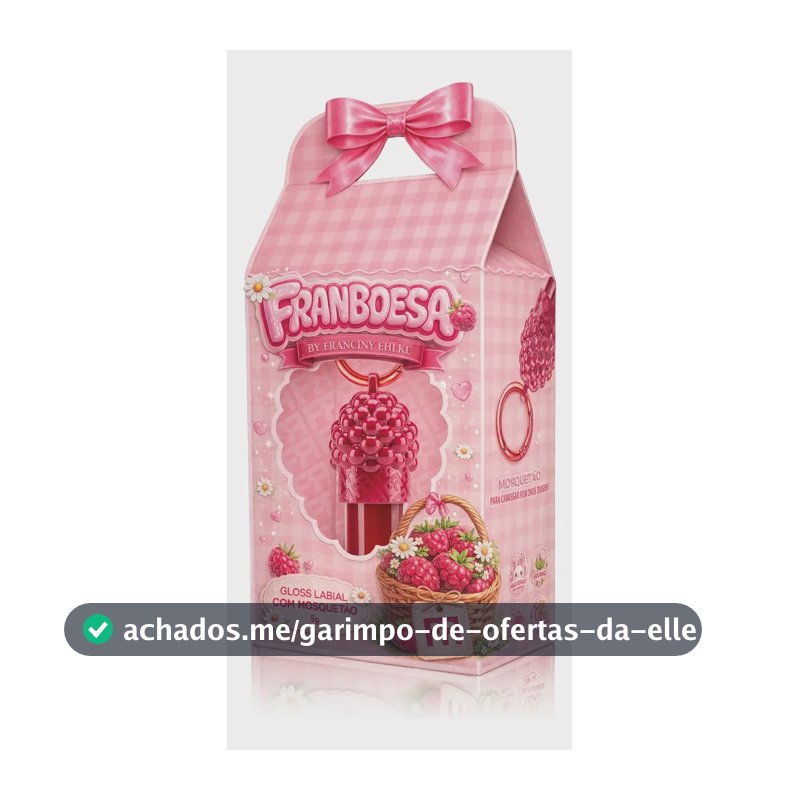 Gloss Franboesa By Franciny Ehlke Vermelho