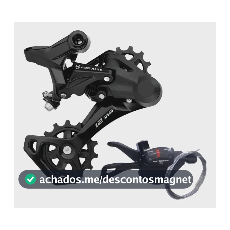 Kit Câmbio Traseiro Alavanca 12v Absolute Nero 1x12v 11/52
