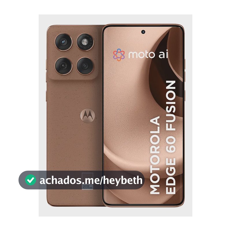 Smartphone Motorola Edge 60 Fusion 5g - 256gb 8gb Ram+16gb Ram Boost, Tela Quad-curve Moto Ai 50mp Sony Camera Ultrarresistencia Militar Ip68 + Ip69 - Mocha Mousse