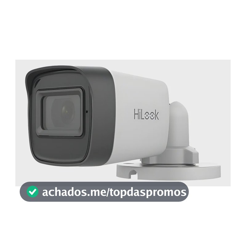 Câmera Bullet 1080p 25m 2.8mm Thc-b120-pic Hilook Hikvision Branco