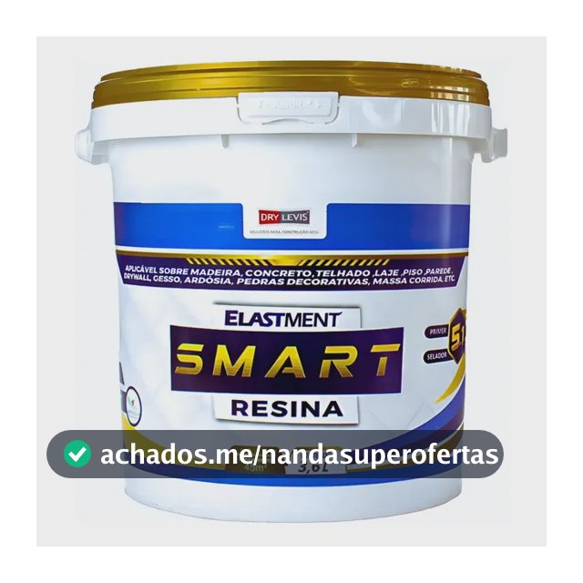 Elastment Smart Resina Multiuso Base D'agua Incolor 5x1 3,6l