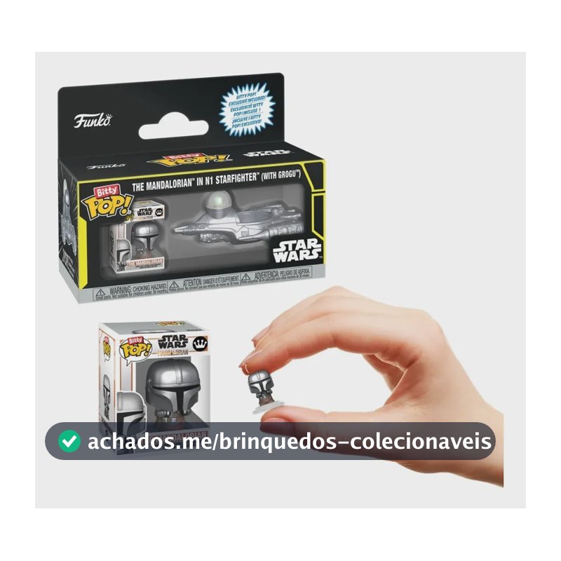 Bitty Pop! Rides Star Wars - Mandaloriano e N1 Starfighter