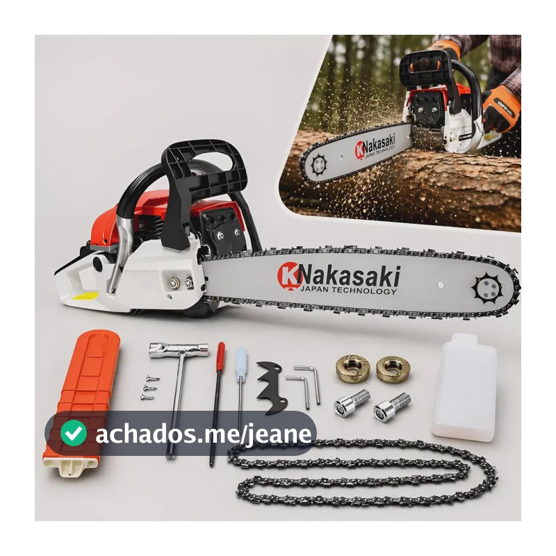 Motosserra A Gasolina 78cc 3.5hp Sabre 20 Polegada K NAKASAKI Profissional