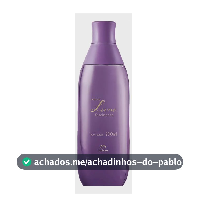 Body Splash Natura Luna Fascinante 200 Ml