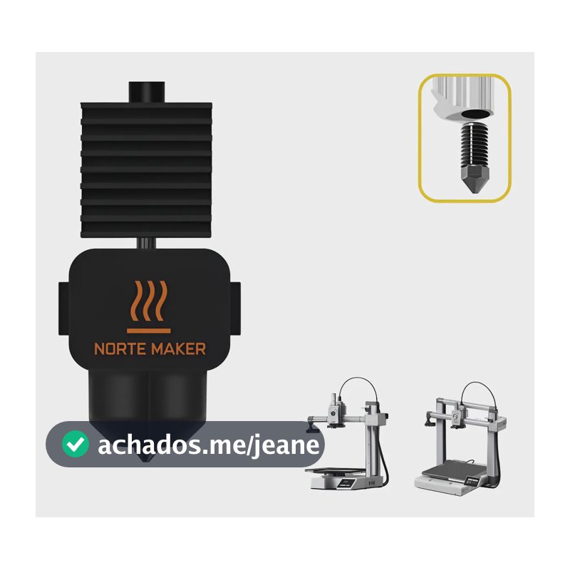 Hotend Bambulab A1  A1 Mini 0,2mm 0,4mm 0,6mm 0,8mm Bico-0.2mm