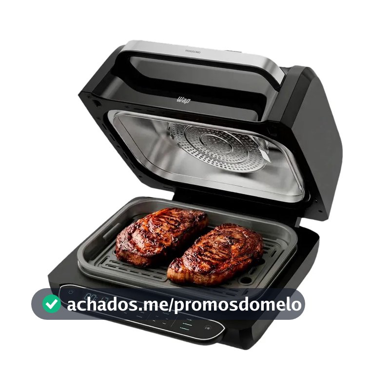 Fritadeira Elétrica Air Fryer 8 em 1 Wap Barbecue Heat Digital Wc Ab1030 220V