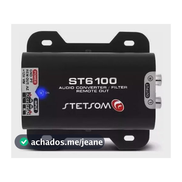 Conversor Rca St6100 Stetsom Com Filtro Anti Ruido Integrado