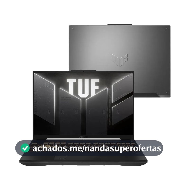 Notebook ASUS TUF Gamer F16 FX607VU NVIDIA RTX 4050 Intel Core 5 210H 16GB RAM 512GB SSD Linux 16" LCD LED FHD nível IPS 144 Hz RL385
