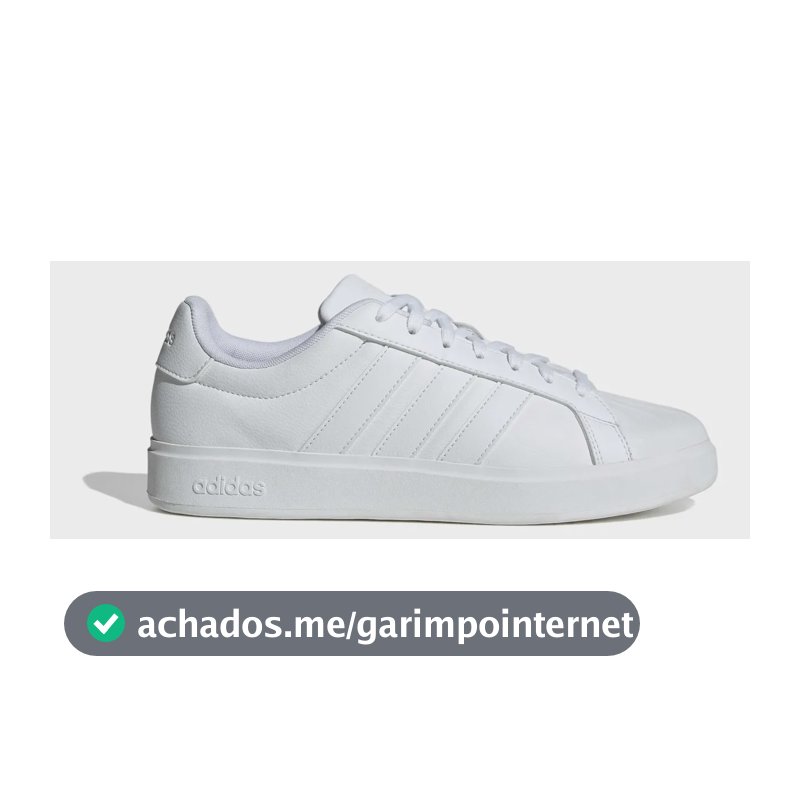 Tênis Masculino Streettalk adidas Ftwwht Ftwwht Ftwwht Liso 39 Br