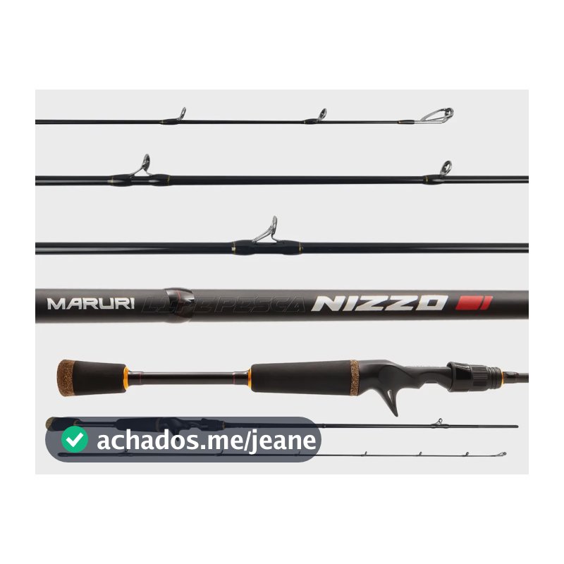 Vara Para Carretilha Maruri Nizzo Niz-c14-562ml 1,68 mts 7-14 lbs 2 Partes