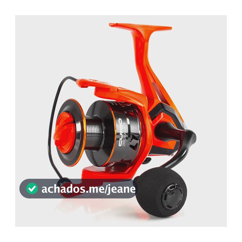 Molinete Curió Pro 2+1 Rolamentos Laranja 20 - Albatroz