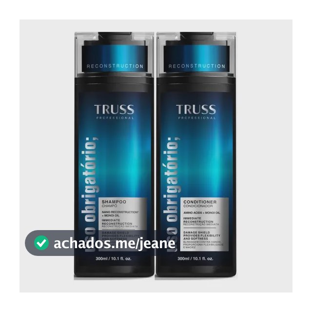 Truss Uso Obrigatório Kit Shampoo Condicionador 300ml