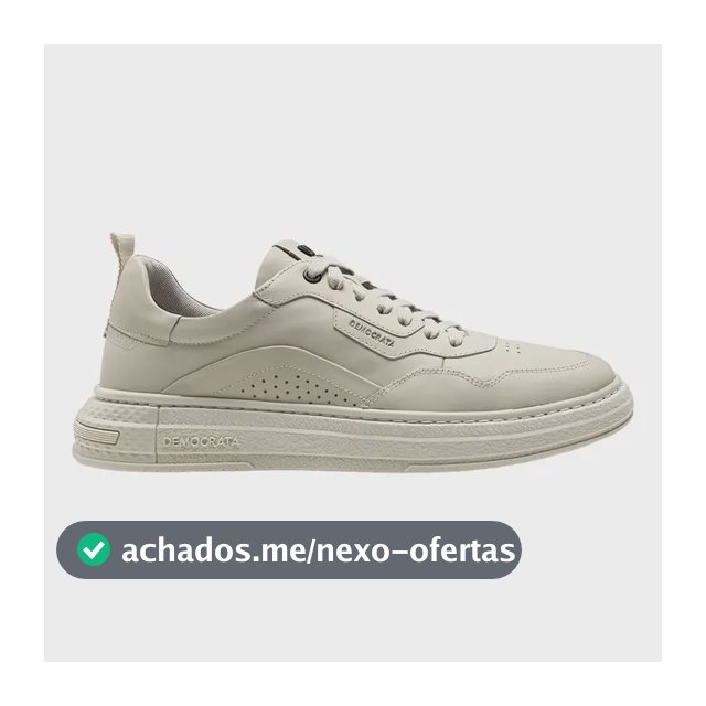 Sapatenis Couro Democrata Masculino Casual Legitimo Original