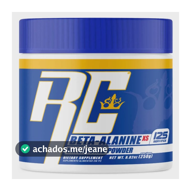 Suplemento Energia Ronnie Coleman Beta Alanina Alta Pureza Sem Sabor 250g