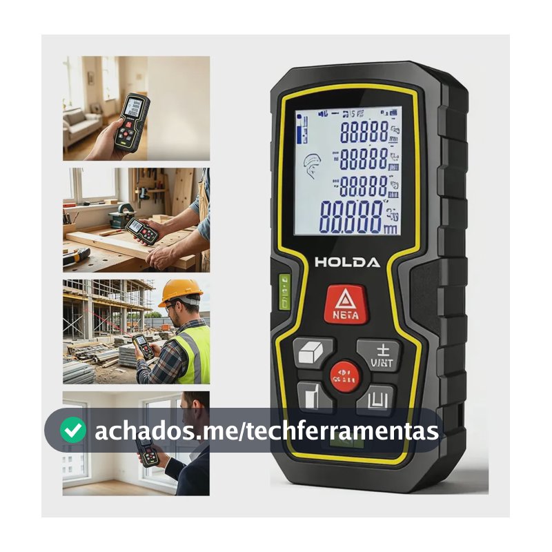 Trena Laser Níveis De Alta Precisão Profissional 50m Ip54