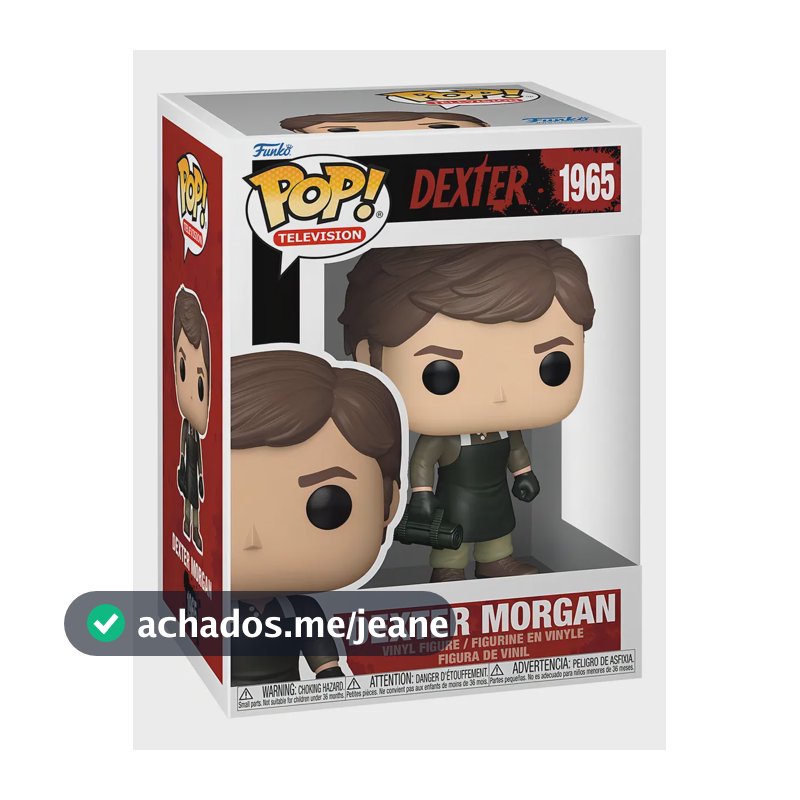 Funko Pop! Television Dexter Morgan Nº 1965 para Coleção
