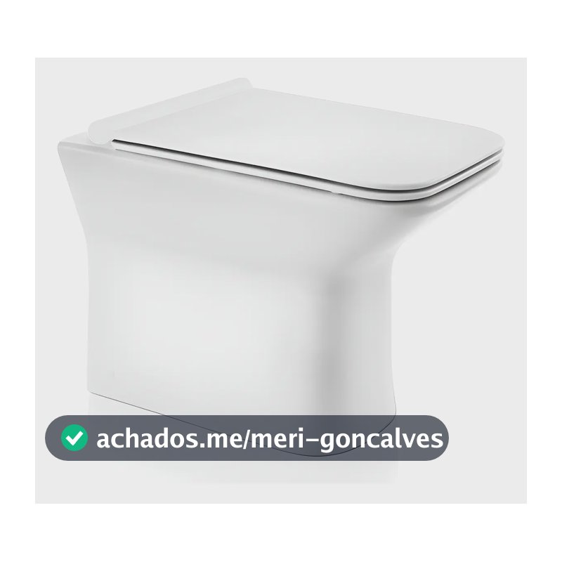 Vaso Sanitário Branco Convencional Virentis C Assento Tubrax