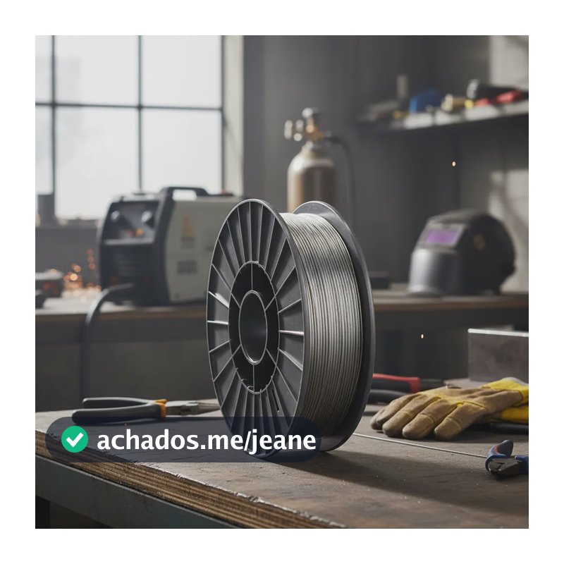 Arame MIG Inox Brax 308LSi 0.8mm 5kg Soldagem Aço Inoxidável