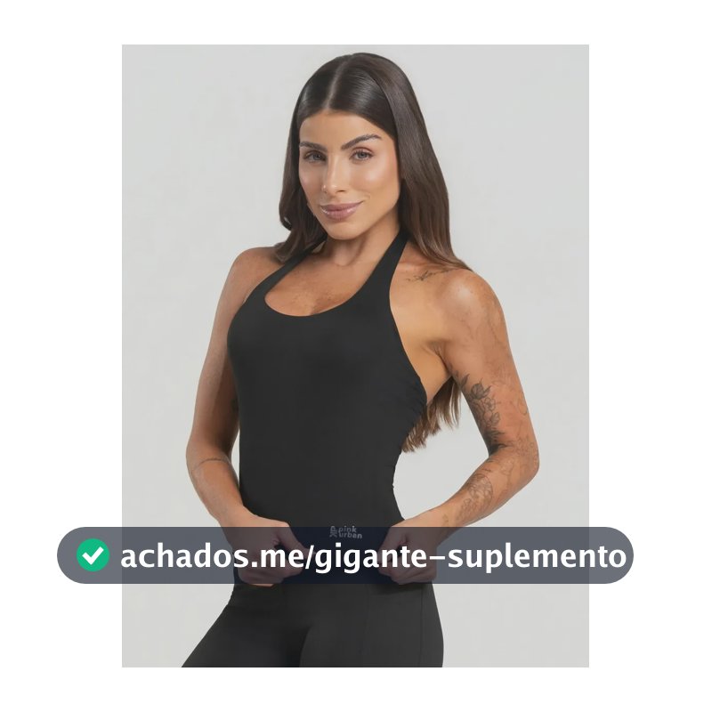 Regata Fitness Feminino Frente Única Costa Blusa Poliamida Preto Frente Única P