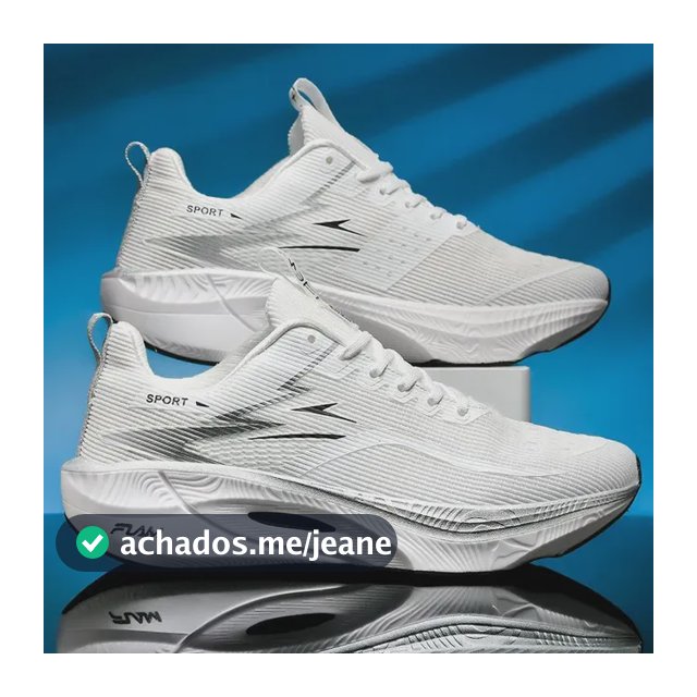 Tênis De Corrida Respiráveis Soft Sole Rebound  Branco 43 Eu