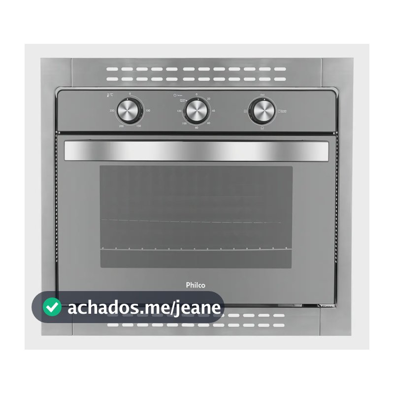 Forno de embutir elétrico Philco 56101041 46L prateado