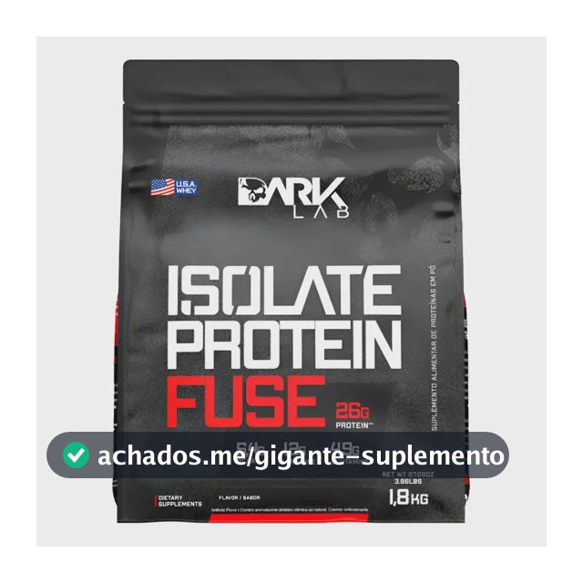 Whey Isolate Protein Fuse 1.8kg Baunilha Dark Lab Baunilha