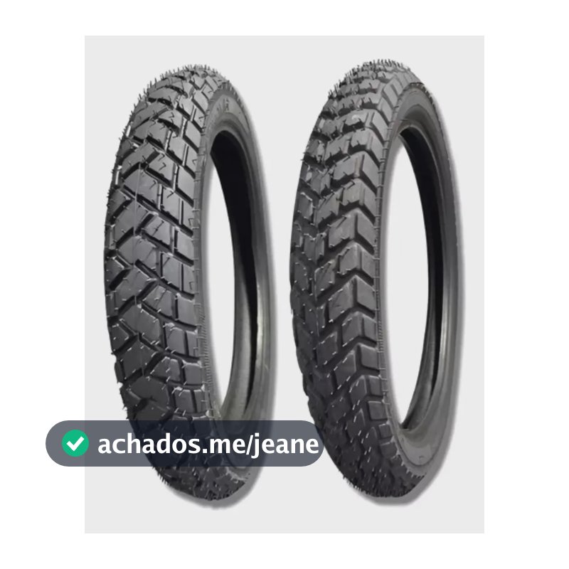 Par Pneus Cravudo Moto Honda Cg Fan Titan Start Ybr Factor