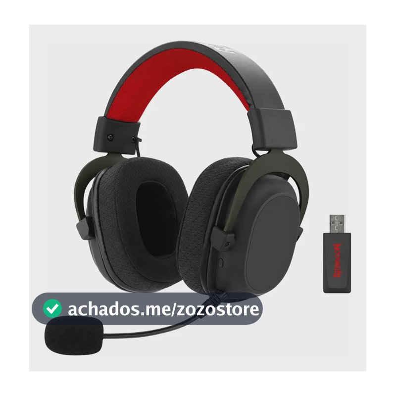 Headset Redragon Zeus Pro Wireless H510-pro Preto