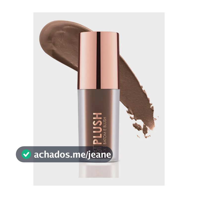 Bt Plush 3x1 - Batom Blush E Sombra Bruna Tavares Cor Olive