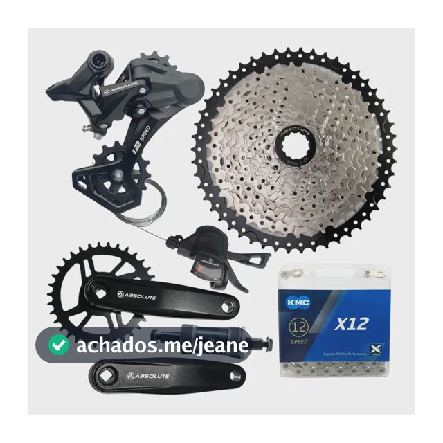 Grupo Absolute Nero 1x12v K7 11/50 Coroa 34d 170mm Kmc