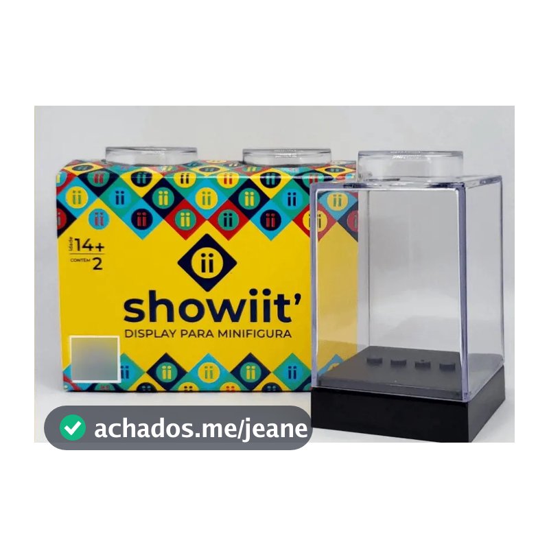 Display Showiit para Minifigura LEGO com 2 Expositores Coletáveis