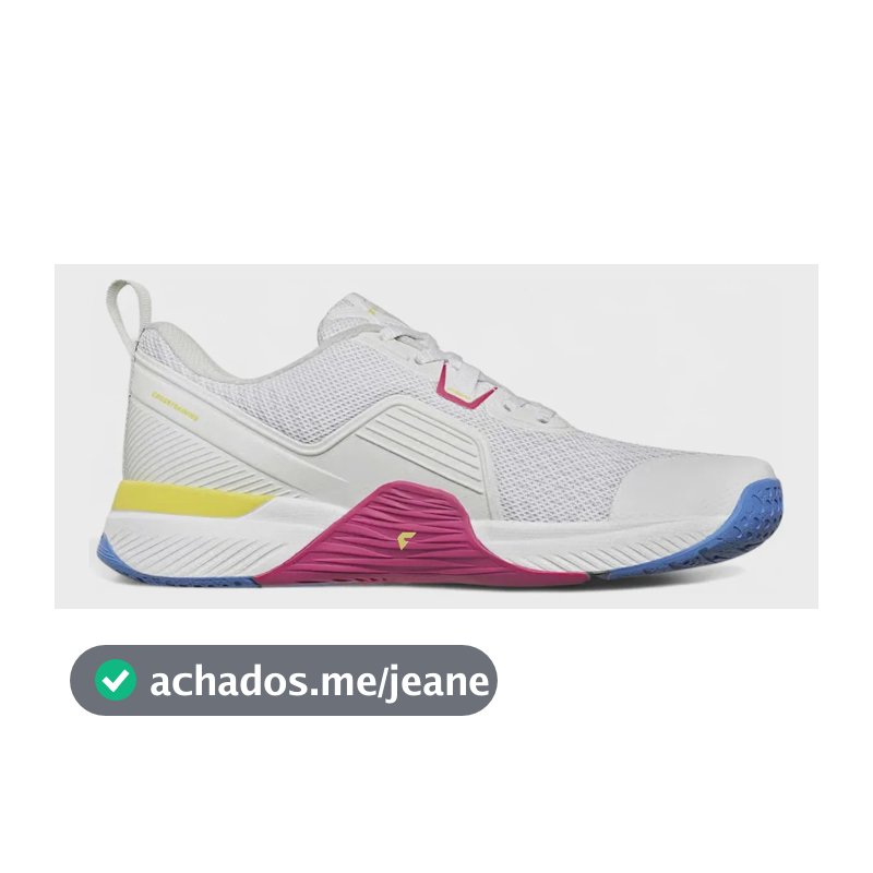 Tênis Crossfit Feminino Lynd Xtremo 2 Branco E Pink Geométrico 37 Br