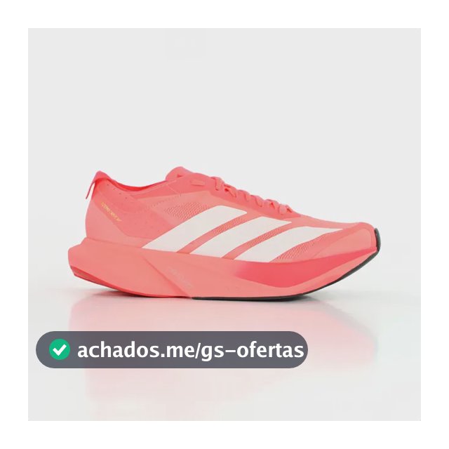 Tênis adidas Adizero Drive Rc Corrida Leve Energy Rods Rosa Rosa 39 Br