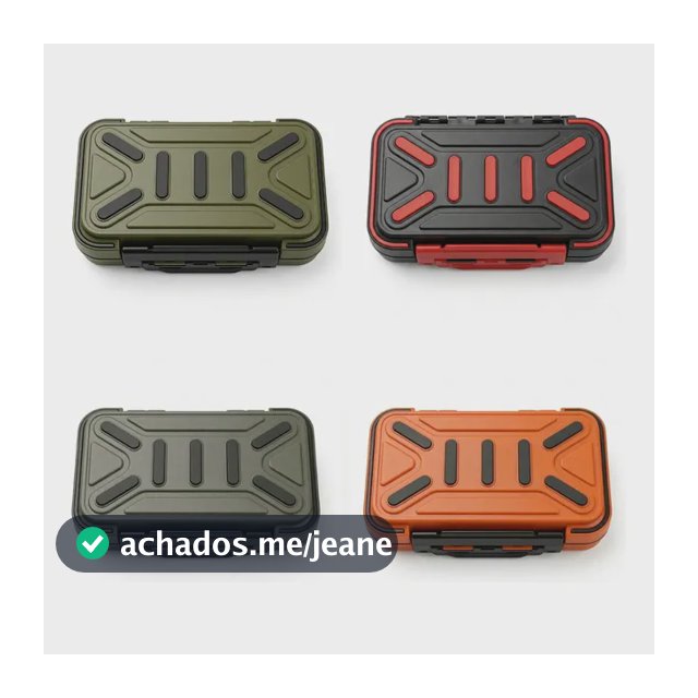 Estojo Organizador P/ Iscas Artificiais Anzol Chumbo Pesca
