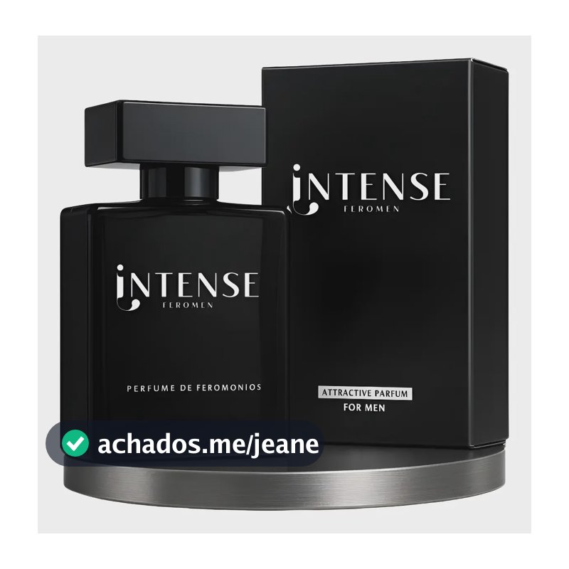 Perfume Masculino INTENSE Feromen 50ml Amadeirado Aromático Spray