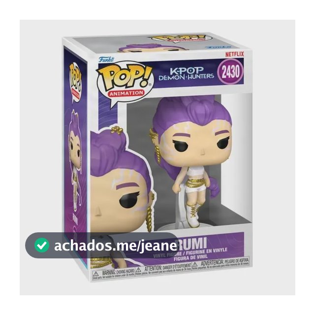 Boneco Funko Pop Guerreiras K-pop Rumi Chase Show
