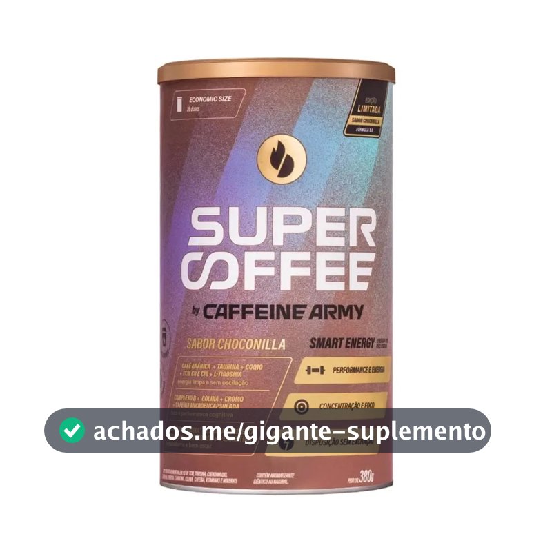 Supercoffee 3.0 380g Super Coffee Caffeine Army Sabor Choconilla