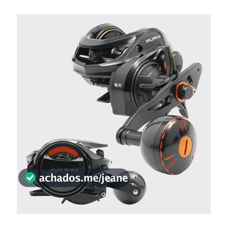 Carretilha Maruri Bronx 300P - 7 Rol- Drag: 15kg - Força Lado Da Manivela Esquerdo
