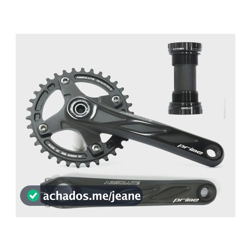 Pedivela Absolute Prime 34D BCD 104mm Integrado Alumínio, Aço, Plástico Preto 12v