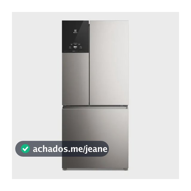 Geladeira Electrolux Frost Free Inverter 590L AutoSense 3 Portas Cor Inox Look IM8S