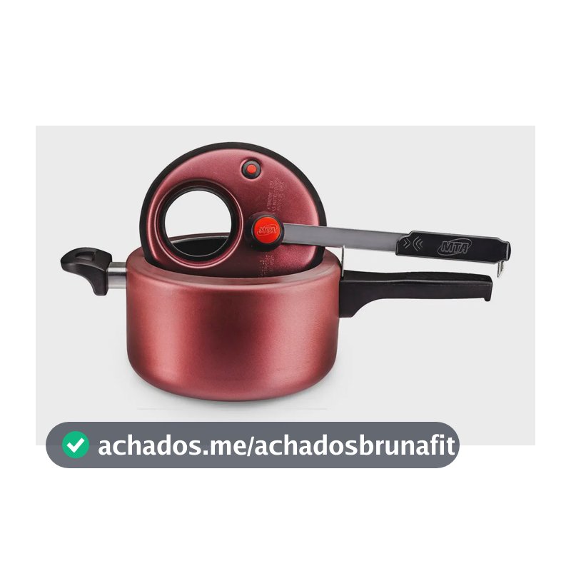 Panela de pressão MTA Ollas Presión Fechamento Interno 3L Cereja - 1 unidade