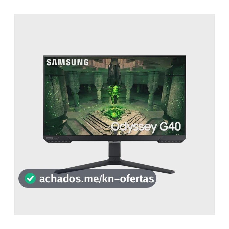 Monitor Gamer Samsung Odyssey G40 27 , 240 Hz, 1ms, Ajuste De Altura, Gsync, Freesync,hdmi, Dp, Fhd, Preto