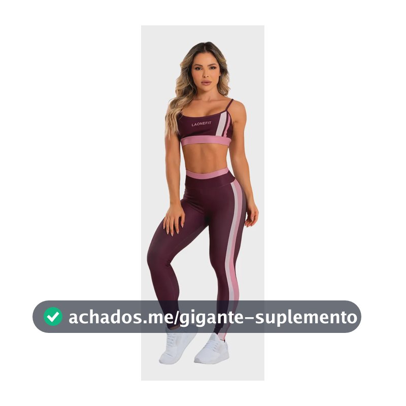 Conjunto Fitness Feminino Calça E Top - Laonefit Virtuosa Conjunto Estampado M
