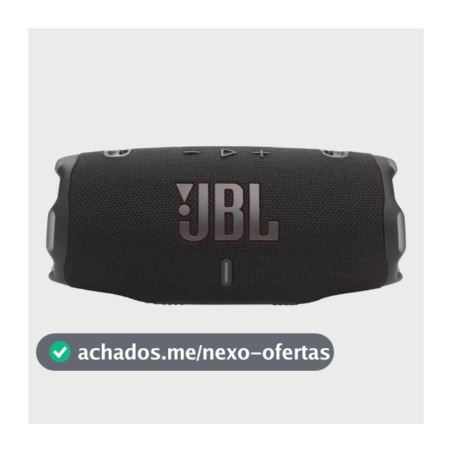 Caixa De Som Jbl Charge 6 Bluetooth Preto Original