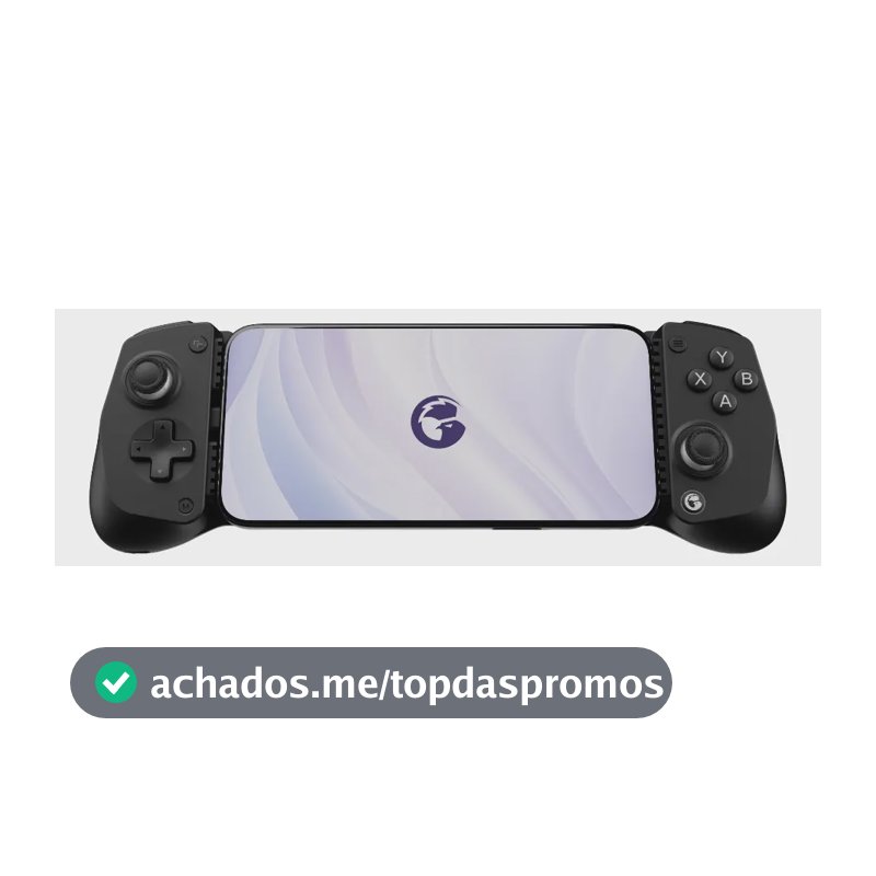 Controle Gamepad GameSir X5 Lite USB-C Android iPhone 15/16 Mobile Hall Effect Turbo Leve Preto