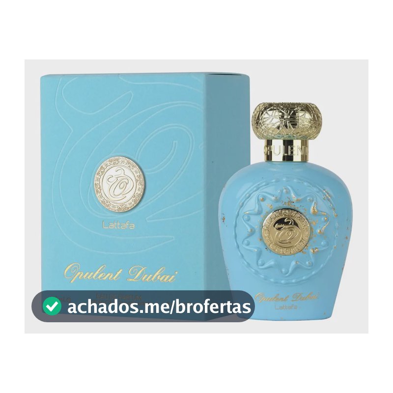 Perfume Árabe Lattafa Opulent Dubai Eau De Parfum 100 ML